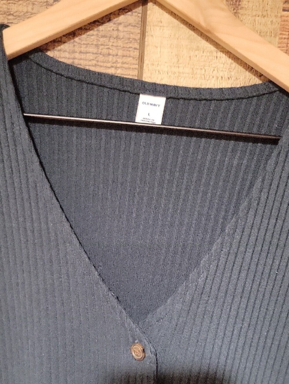 Old Navy Ribbed Button-Front Dress - Picture 2 of 5